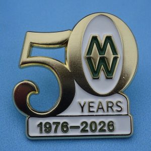 Two Moors Way 50th Anniversary Badge